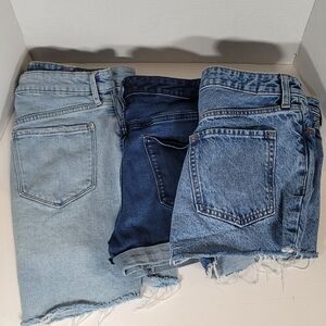 Set of Three Womens Denim Items Size 10.